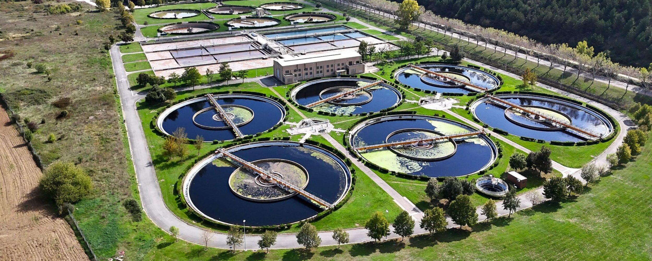 Aerial photo of the Arazuri plant